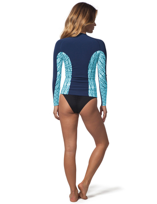 Customized Color Surf Rash Guard With Silk Screen Print Logo Breathable supplier