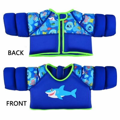 0.8-1mm Neoprene Swimming Jacket For Child  / Watersports Swim Vest supplier