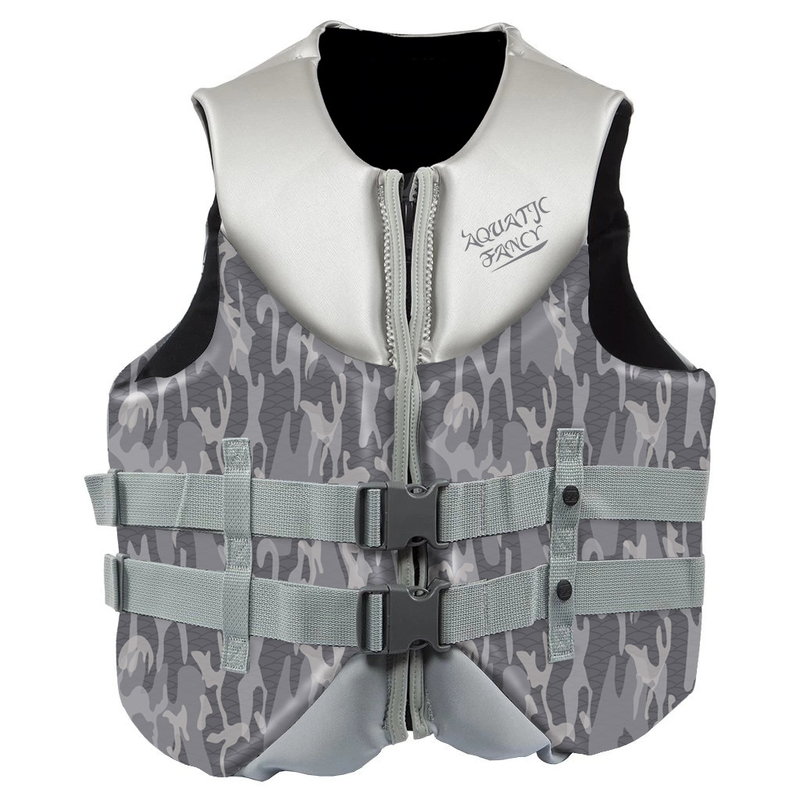 Black Color Neoprene Impact Vest For Swimming , Paddle - Boarding supplier