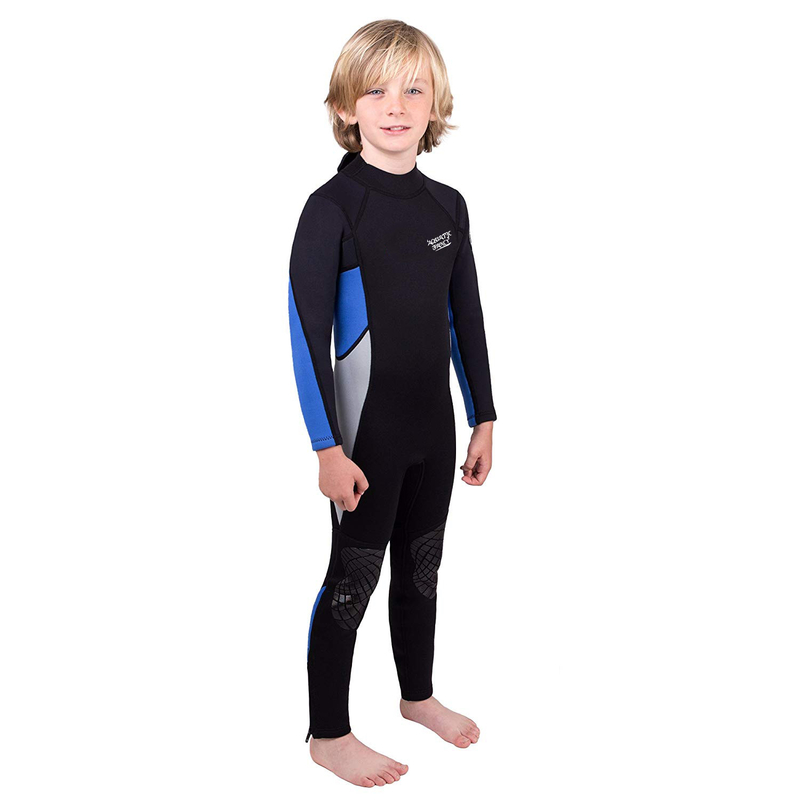 Flexible Rubber Kids Neoprene Wetsuit / Full Body Swimming Costume supplier
