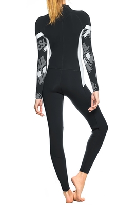 Ladies Snorkeling Neoprene Surf Suit / Full Surf Bodysuit Lightweight supplier