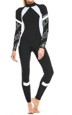 Ladies Snorkeling Neoprene Surf Suit / Full Surf Bodysuit Lightweight supplier