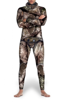 Sublimation Printing Watersports Wetsuits / 3MM Premium 2 Pieces Camo Sports Direct Wetsuit supplier