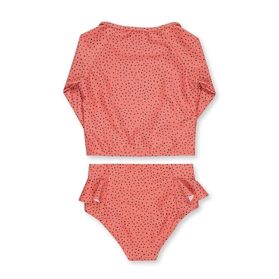 Professional  Long Sleeve Baby Lycra Swimsuit Rear Zipper And Hook Clasp supplier