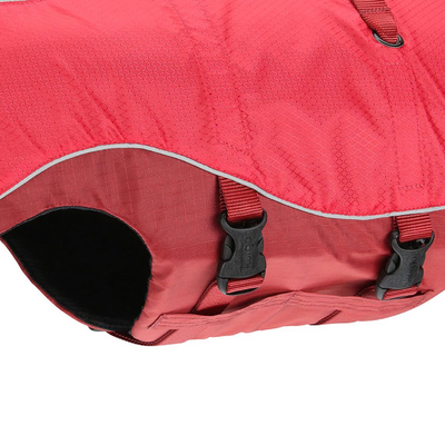 Red Protective Lightweight Dog Life Vest / Neoprene Dog Life Jacket supplier