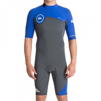 Flexible Body Neoprene Surf Suit / Surf Shorty Wetsuit Class Backzip supplier