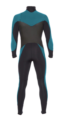 Black And Blue Scuba Diving Wetsuit Ergonomics Panel Long - Sleeve Protection supplier