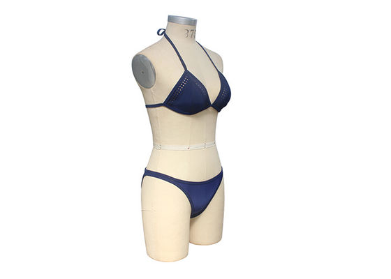 Women's Beach Bathing Suits With Laser Hole And Flexible Rubber / Bikini Swimwear supplier