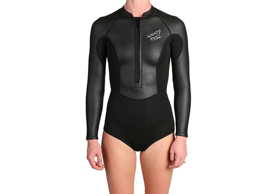 Short One Piece Neoprene Swimsuit Smooth Skin Breathable Light Weight supplier