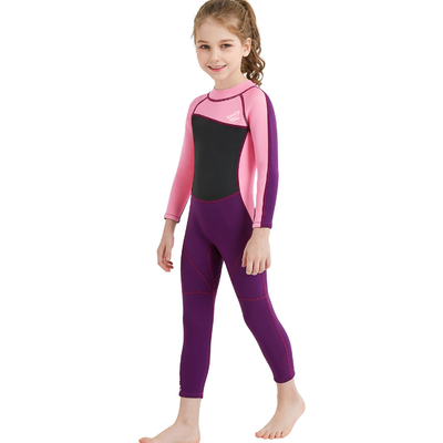 Front Zip Short Sleeve Neoprene Wetsuit Children 0.8-3mm Thickness supplier