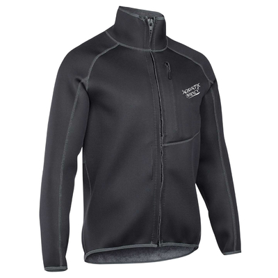 Windproof Watersports Wetsuits / SCR Neoprene Wetsuit Jacket 10# Resin Teeth Zipper Style supplier