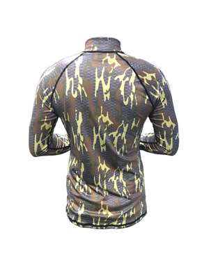 Men'S UPF 50+ Long Sleeve Surf Rash Guard Swim Shirt Sublimation Printing supplier