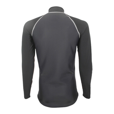 Male 3mm Neoprene Surf Jacket / Long Sleeve Neoprene Wetsuits Top Neck Zipper supplier