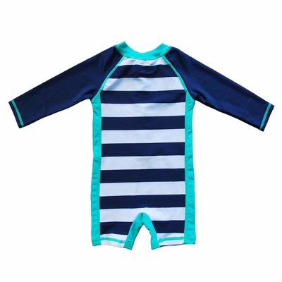 OEM Baby Beach One - Piece Swimsuit UPF 50+ Sun Protective Sunsuit Neck Zip supplier