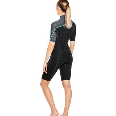 Women 2mm Shorty Full Diving Suits 3mm Premium CR Neoprene For Snorkeling supplier