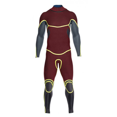 EN14225-1 3mm Neoprene Wetsuit Back Zip Long Sleeve For Diving / One Piece Wetsuit supplier