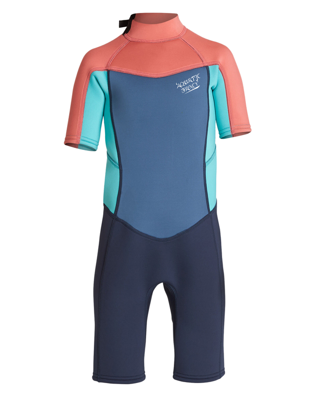 Short Sleeve Back Zip Kids Neoprene Swimwear Keep Warm In Cold Water supplier
