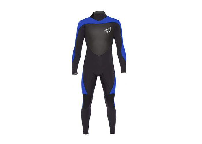 Full Scuba Diving Wetsuit Keep Warm Back Zip Ergonomics Panel for Water Sports supplier