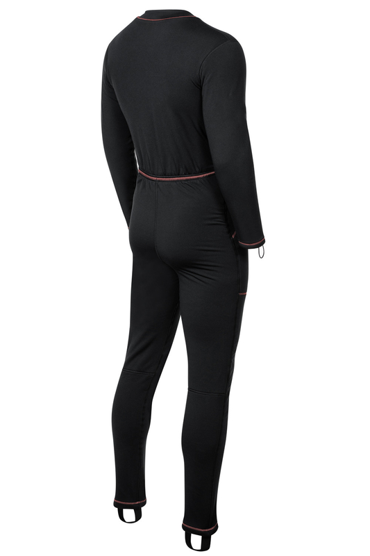 Lightweight Underfleece Drysuit Undergarments With Front Zip And Ankle And Thumb Loops supplier