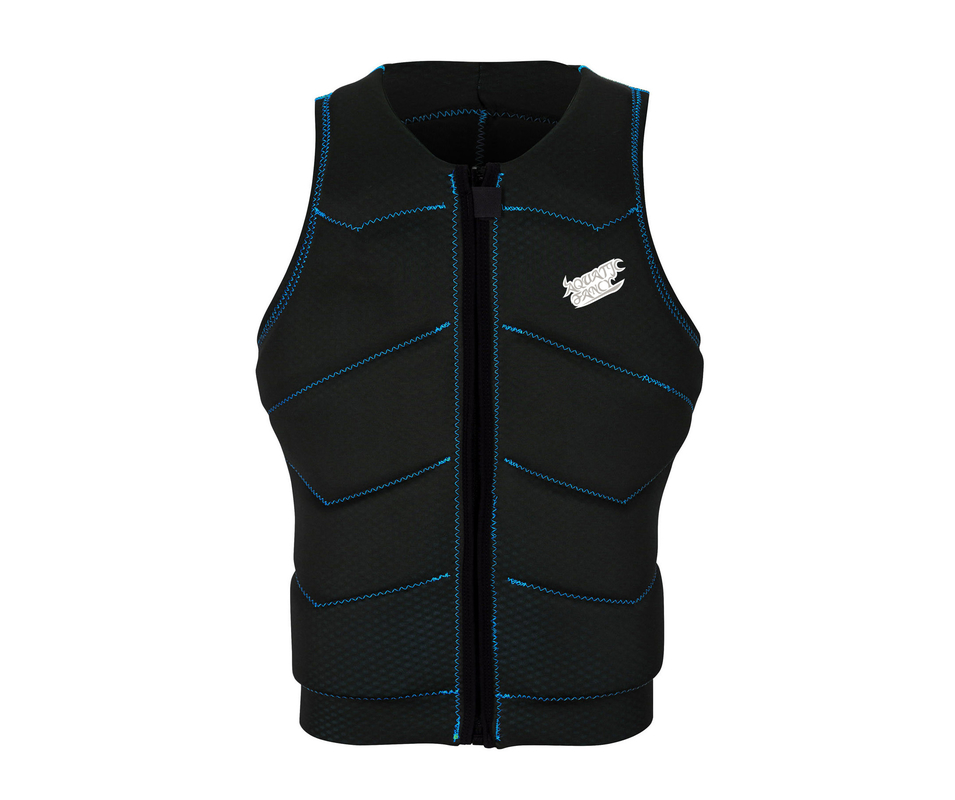 4- Way Stretch Neoprene Wakesurf Comp Vest Full Zip - Up Front With Hook - And - Loop Tab supplier