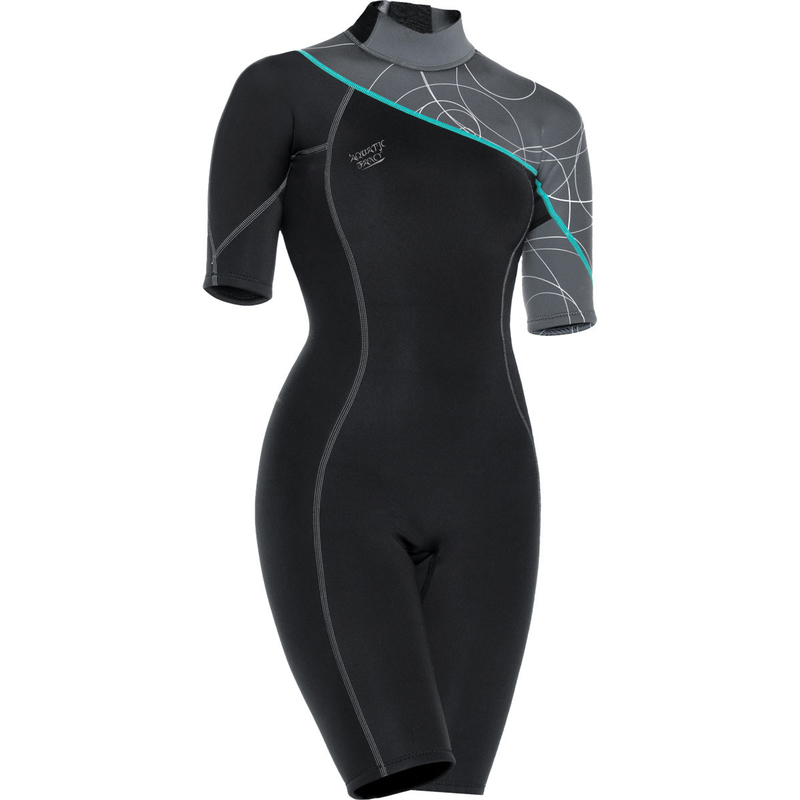 Women 2mm Shorty Full Diving Suits 3mm Premium CR Neoprene For Snorkeling supplier