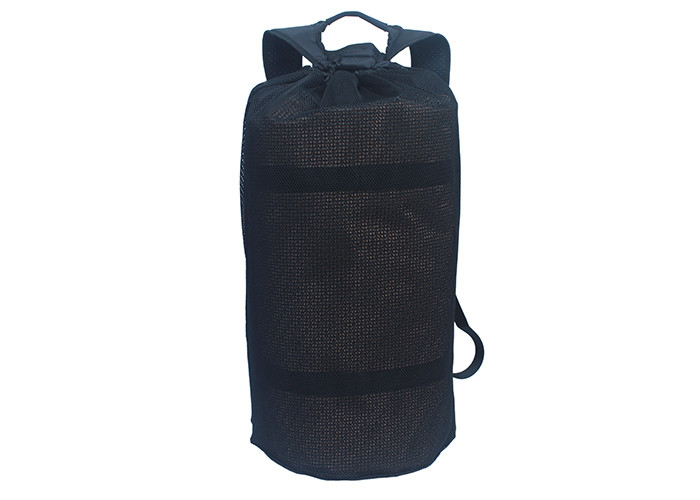 Woven Label Dive Mesh Backpack With Magnet Closure / Scuba Gear Bag supplier